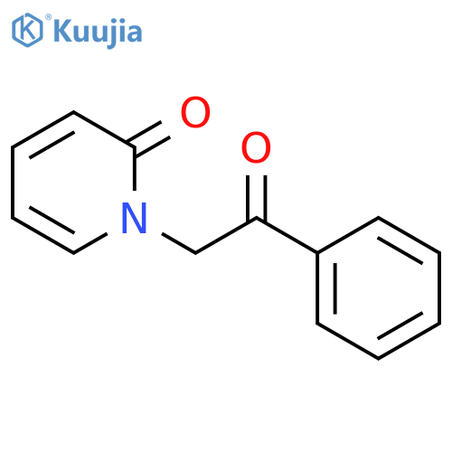 2(1H)-Pyridinone,1-(2-oxo-2-phenylethyl)- structure