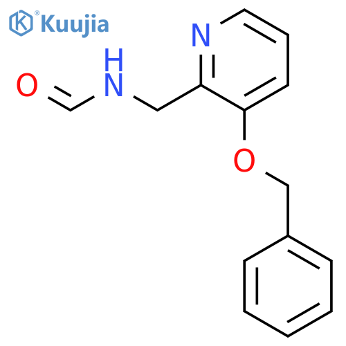Formamide,n-3-(phenylmethoxy)-2-pyridinylmethyl- structure