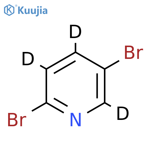 2,5-Dibromopyridine-3,4,6-d3 structure