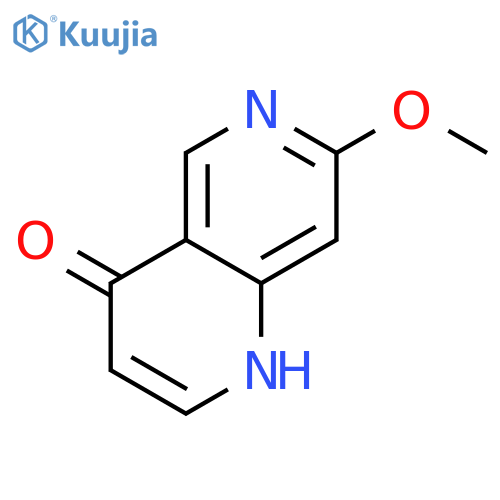 7-methoxy-1,4-dihydro-1,6-naphthyridin-4-one structure