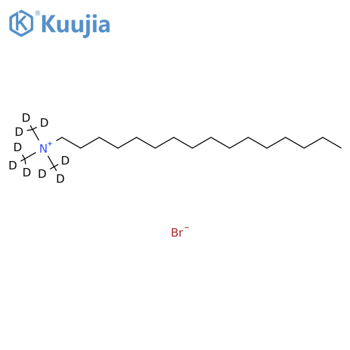 HexadecyltriMethylaMMoniuM BroMide-d9 structure