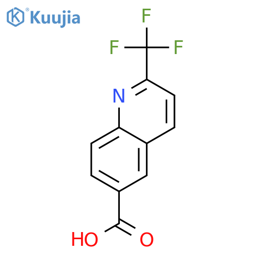 2-(Trifluoromethyl)quinoline-6-carboxylic acid structure