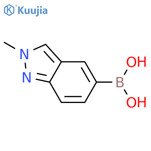 (2-methylindazol-5-yl)boronic acid structure