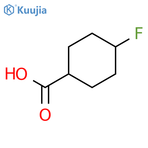 4-fluorocyclohexane-1-carboxylic acid structure
