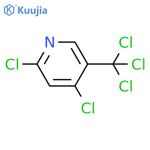 Pyridine,2,4-dichloro-5-(trichloromethyl)- structure