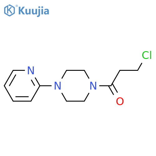 3-Chloro-1-[4-(pyridin-2-yl)piperazin-1-yl]propan-1-one structure