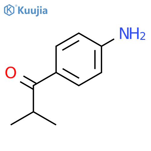 1-(4-aminophenyl)-2-methylpropan-1-one structure