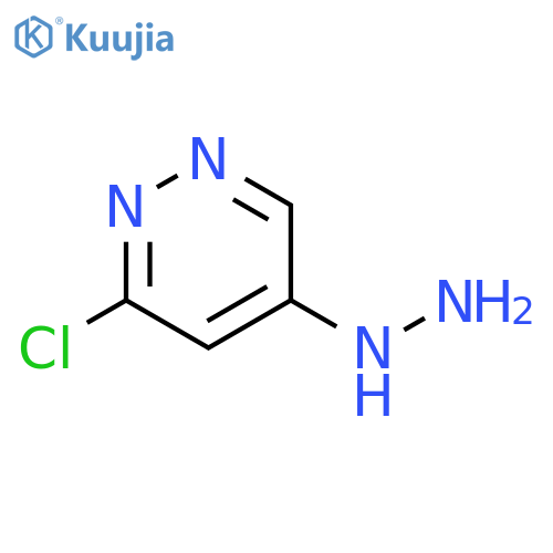 3-chloro-5-hydrazinylpyridazine structure