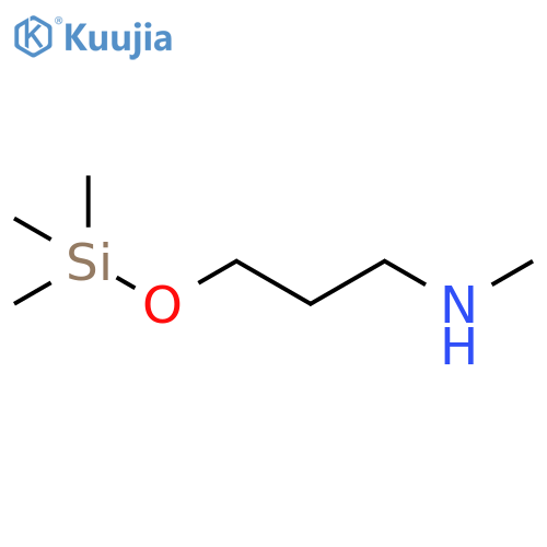 Methyl({3-[(trimethylsilyl)oxy]propyl})amine structure
