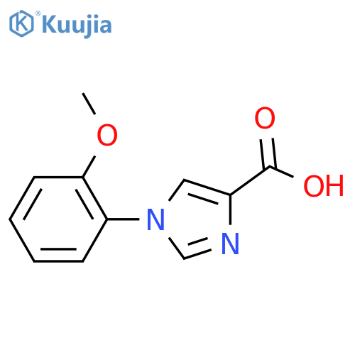1-(2-METHOXYPHENYL)-1H-IMIDAZOLE-4-CARBOXYLIC ACID structure