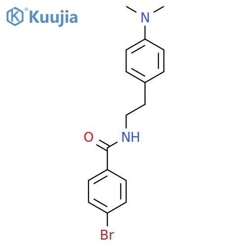 4-bromo-N-{2-4-(dimethylamino)phenylethyl}benzamide structure
