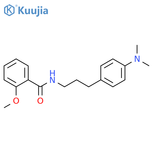 N-{3-4-(dimethylamino)phenylpropyl}-2-methoxybenzamide structure