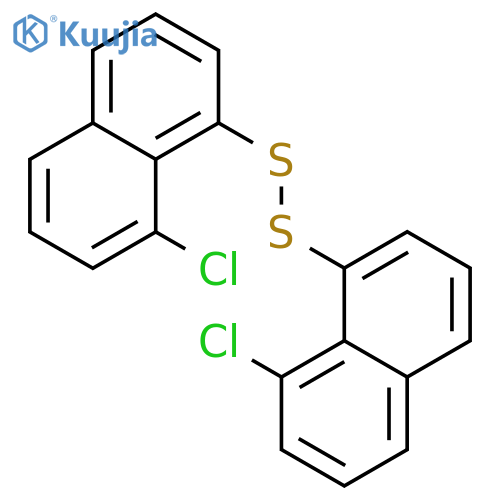 1,1'-Disulfanediylbis(8-chloronaphthalene) structure