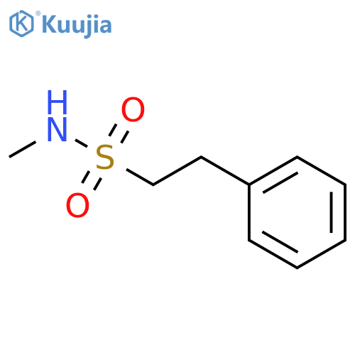 Benzeneethanesulfonamide, N-methyl- structure