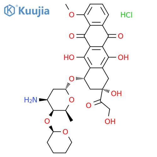 Pirarubicin Hydrochloride structure