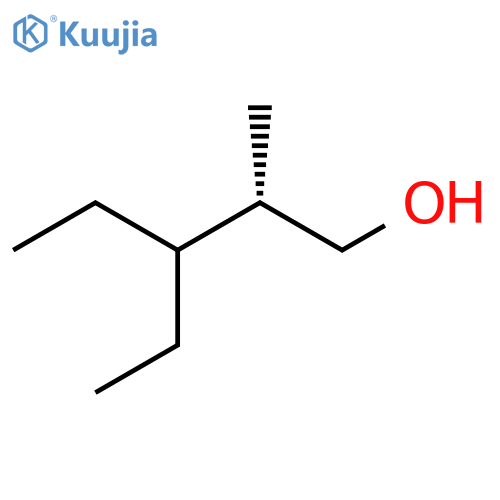 (2S)-3-ethyl-2-methylpentan-1-ol structure