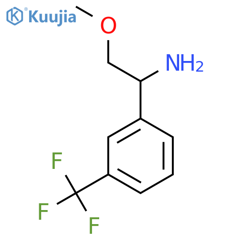 2-methoxy-1-3-(trifluoromethyl)phenylethan-1-amine structure