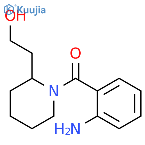 2-1-(2-Aminobenzoyl)piperidin-2-ylethan-1-ol structure