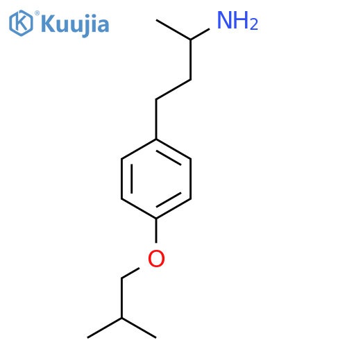 4-(4-Isobutoxyphenyl)butan-2-amine structure