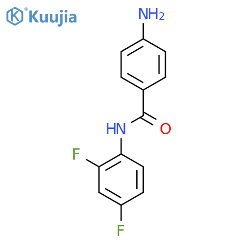 4-Amino-N-(2,4-difluorophenyl)benzamide structure