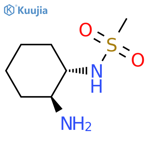 N-[(1S,2S)-2-氨基环己基]甲磺酸酰胺 structure