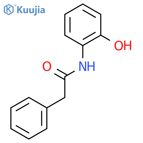 N-(2-hydroxyphenyl)-2-phenylacetamide structure