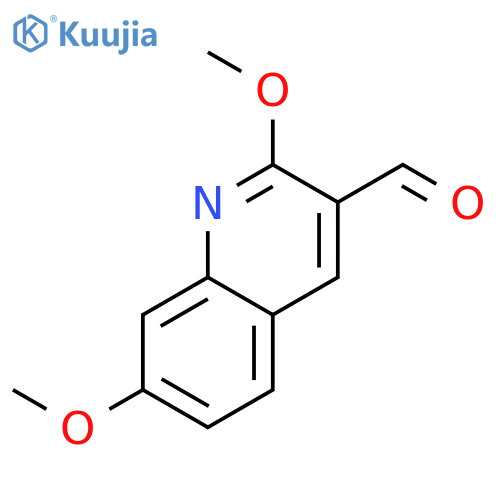 2,7-Dimethoxyquinoline-3-carbaldehyde structure