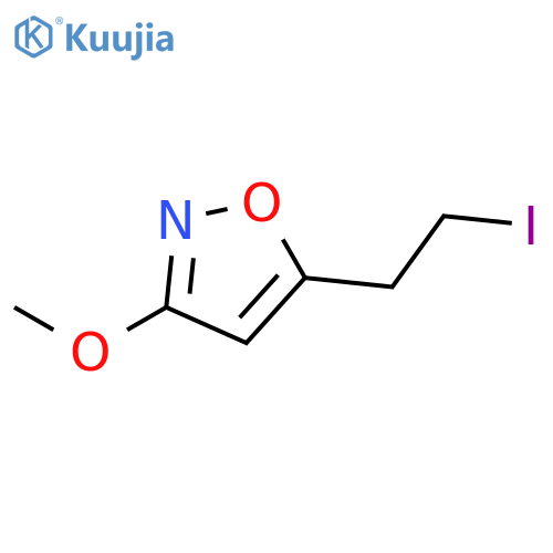 Isoxazole, 5-(2-iodoethyl)-3-methoxy- structure