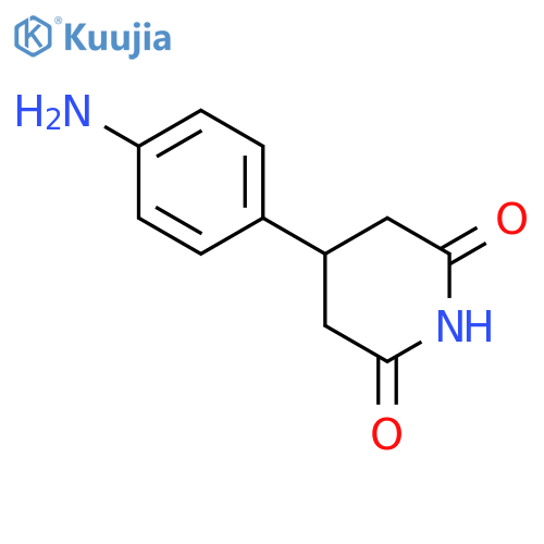 4-(4-aminophenyl)piperidine-2,6-dione structure