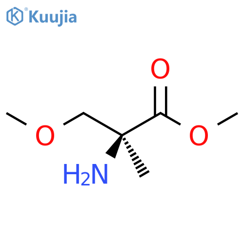 methyl 2-amino-3-methoxy-2-methylpropanoate structure