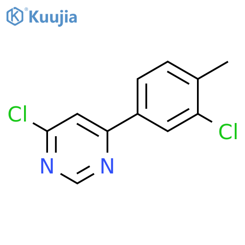 Pyrimidine, 4-chloro-6-(3-chloro-4-methylphenyl)- structure