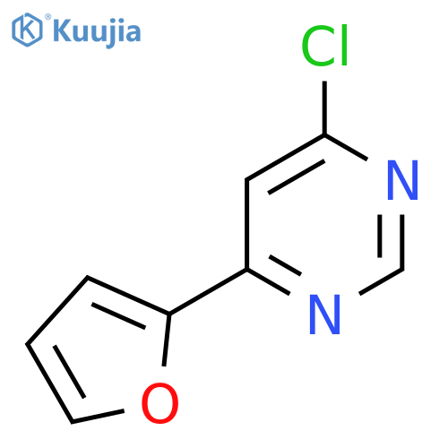 4-Chloro-6-(furan-2-yl)pyrimidine structure