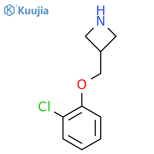 3-[(2-chlorophenoxy)methyl]azetidine structure