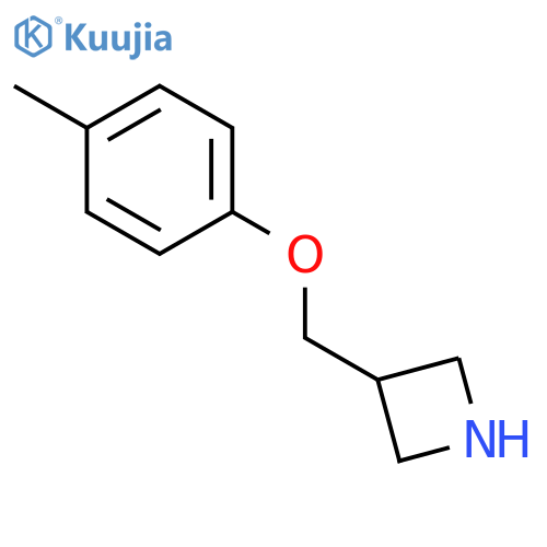 3-[(4-methylphenoxy)methyl]azetidine structure
