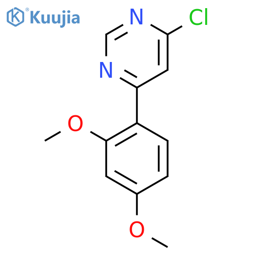 4-Chloro-6-(2,4-dimethoxyphenyl)pyrimidine structure