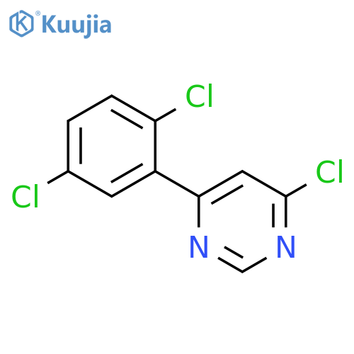 4-chloro-6-(2,5-dichlorophenyl)pyrimidine structure