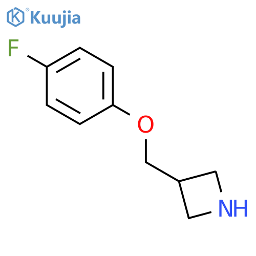3-[(4-fluorophenoxy)methyl]azetidine structure