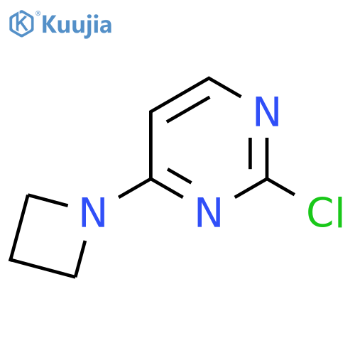 4-(Azetidin-1-yl)-2-chloropyrimidine structure