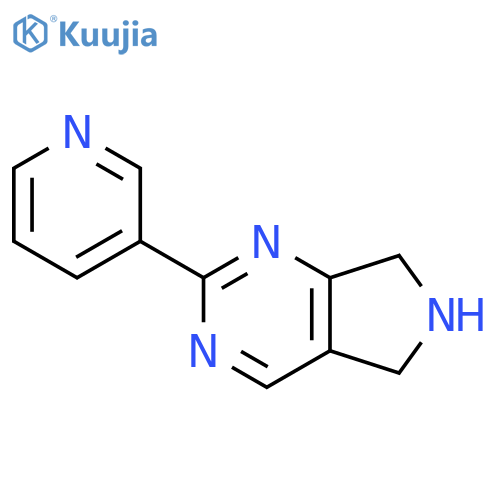 2-(Pyridin-3-yl)-6,7-dihydro-5H-pyrrolo[3,4-d]pyrimidine structure