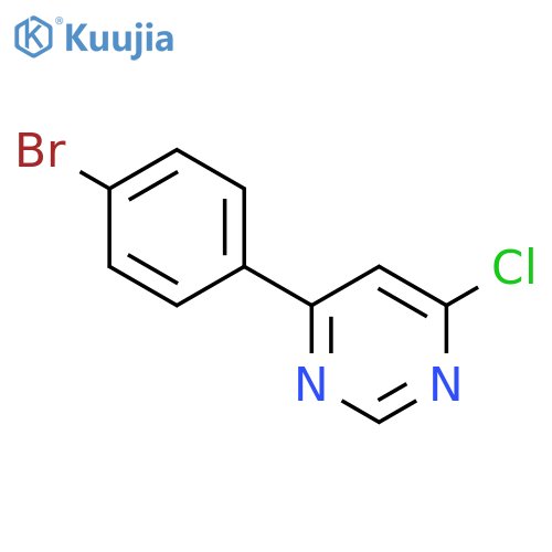 4-(4-bromophenyl)-6-chloropyrimidine structure