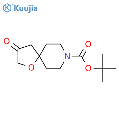 Tert-butyl 3-oxo-1-oxa-8-azaspiro[4.5]decane-8-carboxylate structure