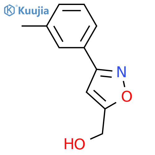 (3-M-Tolyl-isoxazol-5-yl)methanol structure