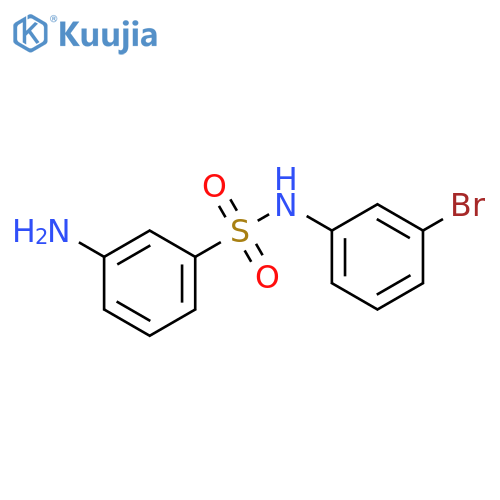 3-Amino-N-(3-bromophenyl)benzenesulfonamide structure