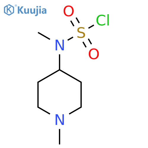 Methyl(1-methylpiperidin-4-YL)sulfamoyl chloride structure