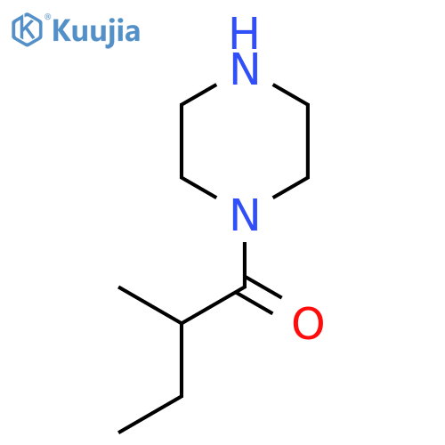 2-Methyl-1-(piperazin-1-yl)butan-1-one structure
