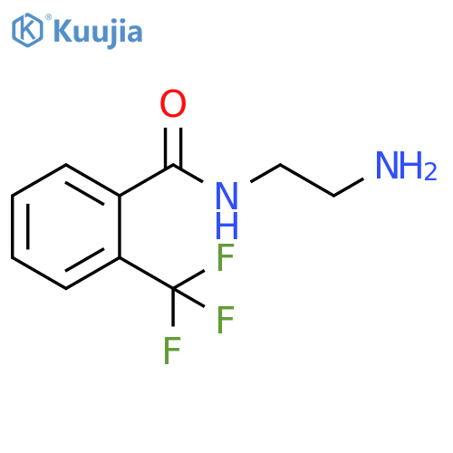 Benzamide, N-(2-aminoethyl)-2-(trifluoromethyl)- structure