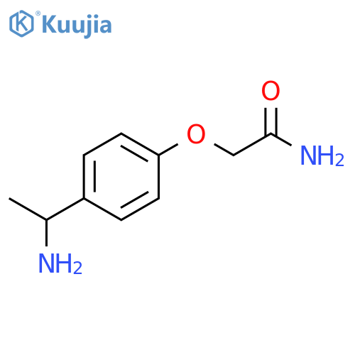 2-4-(1-aminoethyl)phenoxyacetamide structure