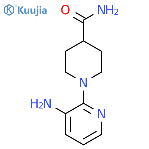 1-(3-Aminopyridin-2-YL)piperidine-4-carboxamide structure