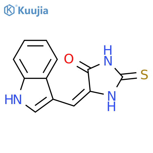 4-Imidazolidinone, 5-(1H-indol-3-ylmethylene)-2-thioxo-, (Z)- structure