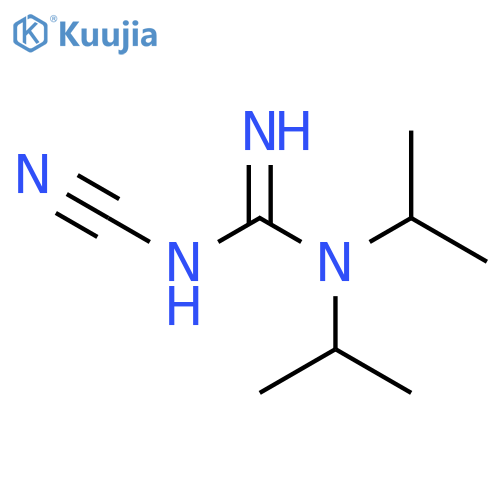 Guanidine, N'-cyano-N,N-bis(1-methylethyl)- structure
